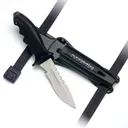 ATOMIC AQUATICS Ti6 Titanium Pointed Tip Knife (07-0007-3P) - Atomic Aquatics