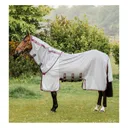 HORSEWARE IRELAND Amigo Vamoose Silver and Burgundy Bug Buster with No-Fly Zone (AFRR3V-IQWQ) - Horseware Ireland