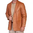 SCULLY Men's Lambskin Whip Stitch Ranch Tan Blazer (719-171) - Scully