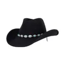 OUTBACK TRADING Silverton Black Wool Hat (1346-BLK) - Outback Trading