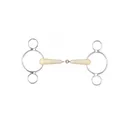 HAPPY MOUTH Jointed 2-Ring Gag Bit (452955SS) - Happy Mth