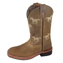 SMOKY MOUNTAIN BOOTS Boys Rancher Brown Oil Distress Leather Cowboy Boots (3882) - Smoky Mountain Boots