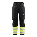 BLAKLADER Women's 7164 US Visibility Black and Yellow Trousers (716413309933) - Blaklader