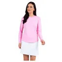 IBKUL Women's Long Sleeve Crew Neck with Mesh (83000) - Ibkul