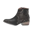 CORRAL Women's Black Star Inlay And Studs Ankle Boots (Q5070-M-05) - Corral Boots