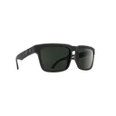SPY Helm Soft Matte Black/Happy Gray Green Polar Sunglasses (673015973864) - Spy