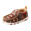 TWISTED X Infant's Hooey Red Aztec Driving Moccasins (IHYC001) - Twisted X