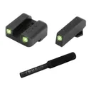 TRUGLO Brite-Site Tritium For Glock 42/43 Handgun Sight With TRUGLO Front Sight Tool - Truglo
