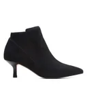 CLARKS Women's Violet 55 Up Black Suede Boots (26174765) - Clarks