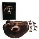 Woodary Bear Realistic Wooden Jigsaw Puzzle for Adults w/ Gift Box, 193 Pieces - Woodary
