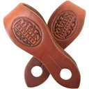 MARTIN SADDLERY Skirting Leather Chestnut Medium Slobber Straps (SLOBBERCSSM) - Martin Saddlery