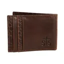 STS Men's Catalina Croc Money Clip Card Wallet (STS-63485) - Sts