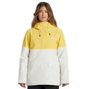 DC Women's Cruiser Cream Gold Technical Snow Jacket (ADJTJ03039-YHK0) - Dc