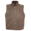 OUTBACK TRADING Mens Landsman Brown Vest (2803-BRN) - Outback Trading