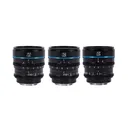 SIRUI Nightwalker Series 24/35/55mm Black T1.2 Cine Lens Set - Sirui