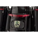 CIRO Latitude Tail Light & License Plate Holder with Red Lens in Black (40074) - Ciro