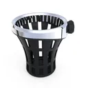 CIRO Big Ass Chrome Drink Holder, No Mount (50007) - Ciro