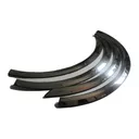 QAA Fits Lincoln Town Car 1990-1997 4 piece Molded Stainless Steel Wheel Well Fender Trim Molding (WZ36680) - Qaa