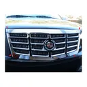 QAA Fits Cadillac Escalade 2007-2014 4 piece Stainless Steel Front Grille Accent Trim (SG47255) - Qaa