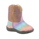 ROPER Infant Girls Glitter Rainbow Round Toe Western Boots - Roper