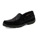 TWISTED X Women's Slip-On Black/Gray Driving Moc (WDMS025) - Twisted X