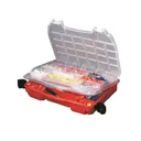 PLANO Molding 5231 Red 14-1/2" x 3-3/8" x 11-3/4" Double Cover Stow N Go Organizer (523101) - Plano