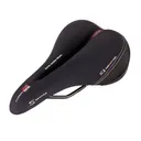 SERFAS Dual Density Men's Comfort Saddle with Cutout and Lycra Cover (DDM-CT) - Serfas