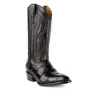 FERRINI Men's American Alligator Stallion Round Toe Black Western Boots (1071127) - Ferrini