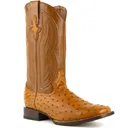FERRINI Men's Colt Full Quill Ostrich R-Toe Boots - Ferrini