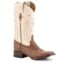 FERRINI Men's Colt Full Quill Ostrich R-Toe Boots - Ferrini