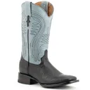 FERRINI Men's Smooth Ostrich Morgan Square Toe Boots - Ferrini