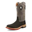 TWISTED X Mens 12in Alloy Toe With CellStretch Rubberized Western Work Boot - Twisted X