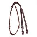 MARTIN SADDLERY Braided 5-Strand Barrel Rein With Knots 7/8in Thick Buckle Ends (BR78B5LK) - Martin Saddlery