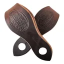 MARTIN SADDLERY Harness Leather Medium Chocolate Slobber Straps (SLOBBERCHHM) - Martin Saddlery