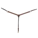 MARTIN SADDLERY 1.5in Chocolate Breast Collar with Floral Spot Dots (BC15021EFSCR) - Martin Saddlery