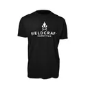FIELDCRAFT SURVIVAL Logo Black T-Shirt (FCS-102B) - Fieldcraft Survival
