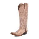 CIRCLE G by CORRAL LD Circle G Sand Cowhide Embroidery Boots (L6116) - Corral