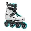 ROLLERBLADE Womens Lightning White/Aqua Inline Skate (07372400100) - Rollerblade