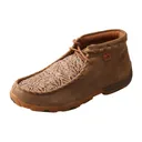 TWISTED X Womens Driving Bomber/Nude Print Moccasins (WDM0080) - Twisted X