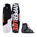 HYPERLITE State 2.0 Black Wakeboard With Remix Bindings - Hyperlite