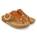 HAFLINGER Round Buckle Corinna Sandals - Haflinger