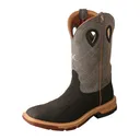 TWISTED X Mens 12in Western With CellStretch Rubberized Work Boot - Twisted X