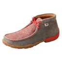 TWISTED X Women's Chukka Grey and Grenadine Driving Moc (WDM0147) - Twisted X