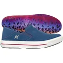 KORKERS Women's Fish Moc Rainbow Trout Blue Moccasins (OS1300BE) - Korkers