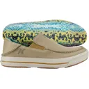 KORKERS Men's Fish Moc Brown Trout Black Moccasins (OS2100BK) - Korkers