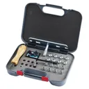 EQUI-ESSENTIAL Horse Shoe Graphite Grey Stud Kit with Plastic Case (464173GRGY-ONE) - Equi-Essential