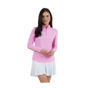 IBKUL Women's Solid Long Sleeve Mock Neck Top (80000) - Ibkul