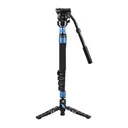 SIRUI P325FS 5 Section Carbon Fiber 360 Panning Monopod With VH-10 Fluid Video Head - Sirui
