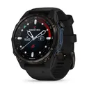 GARMIN Descent Mk3i 43mm Carbon Gray DLC Titanium Dive Computer/Smartwatch with Black Silicone Band (010-02753-10) - Garmin