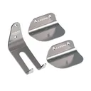 LEZYNE Stainless Steel Silver Bicycle Pedal Hook (1-BS-STPDH-V106) - Lezyne